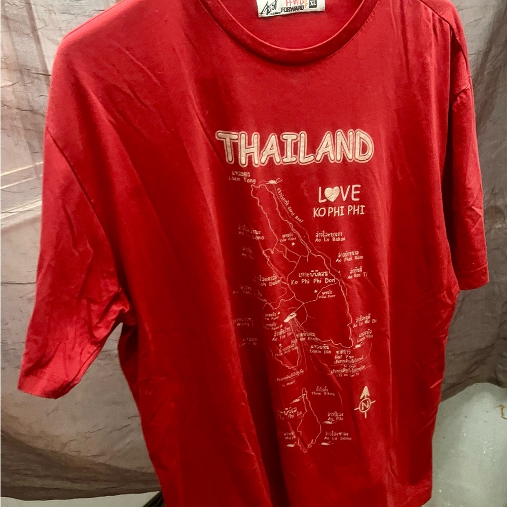 Red Thailand Graphic T-Shirt